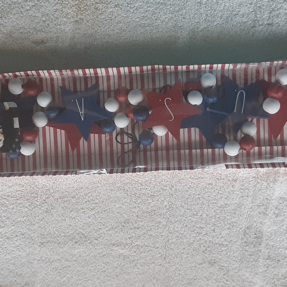 Rae Dunn patriotic Garland